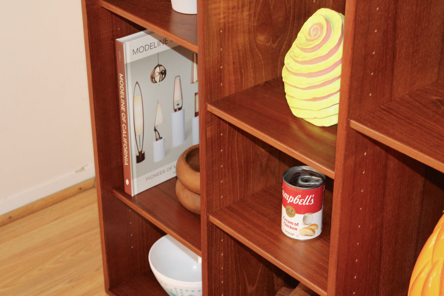 Danish Teak Compact Display/Bookcase by Hansen & Guldborg