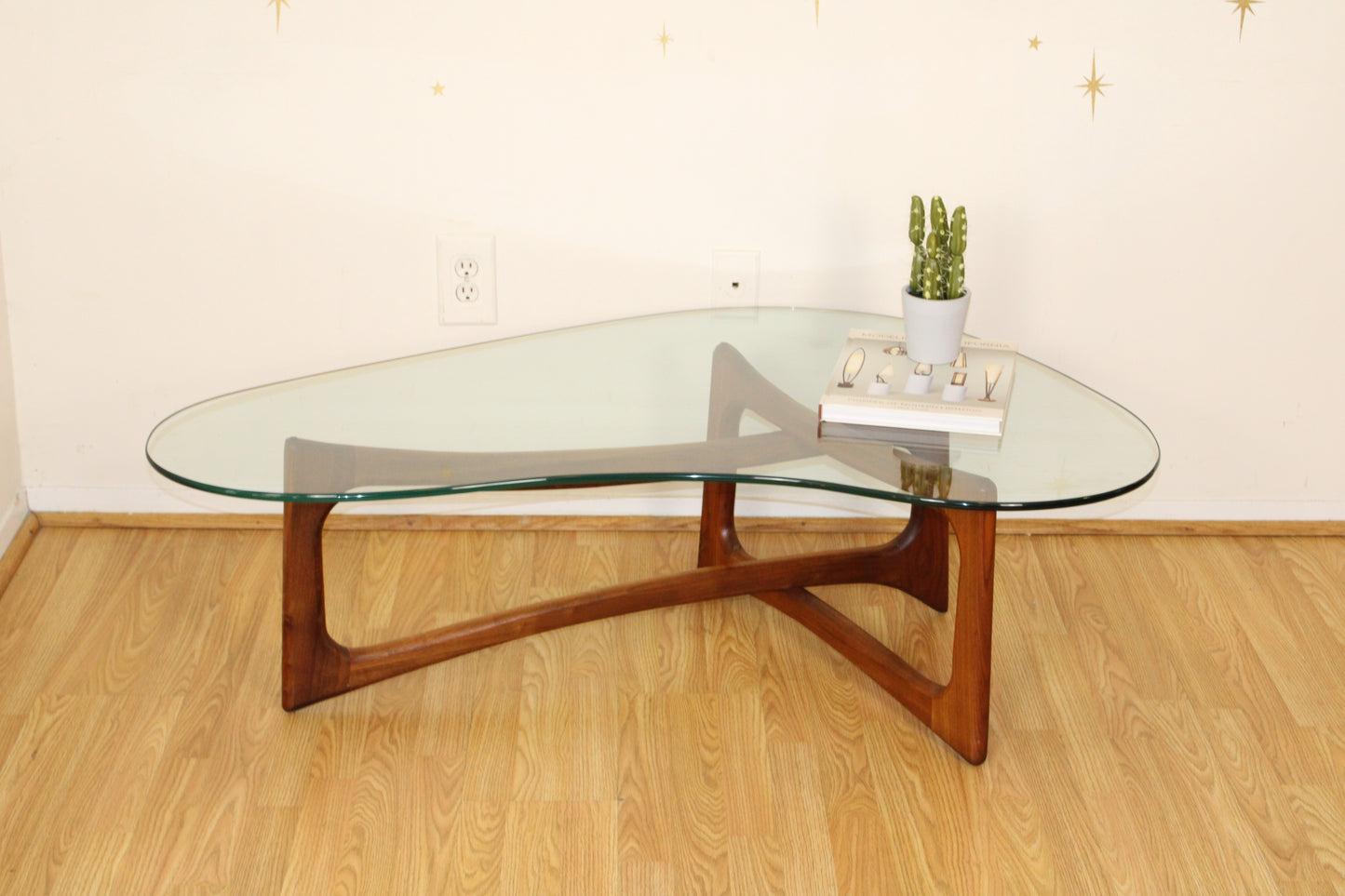 Adrian Pearsall - Boomerang Walnut Coffee Table Model 2450-TK