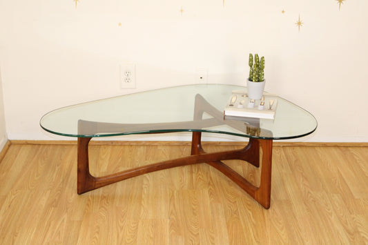Adrian Pearsall - Boomerang Walnut Coffee Table Model 2450-TK