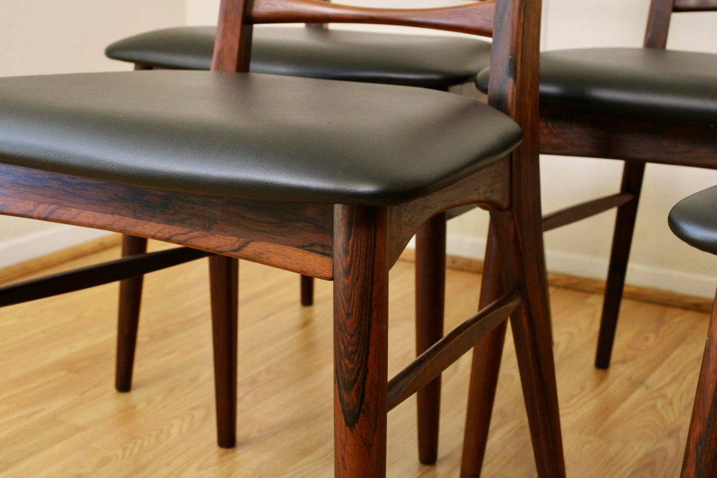 Niels Koefoed - Set of Six Rosewood Dining Chairs