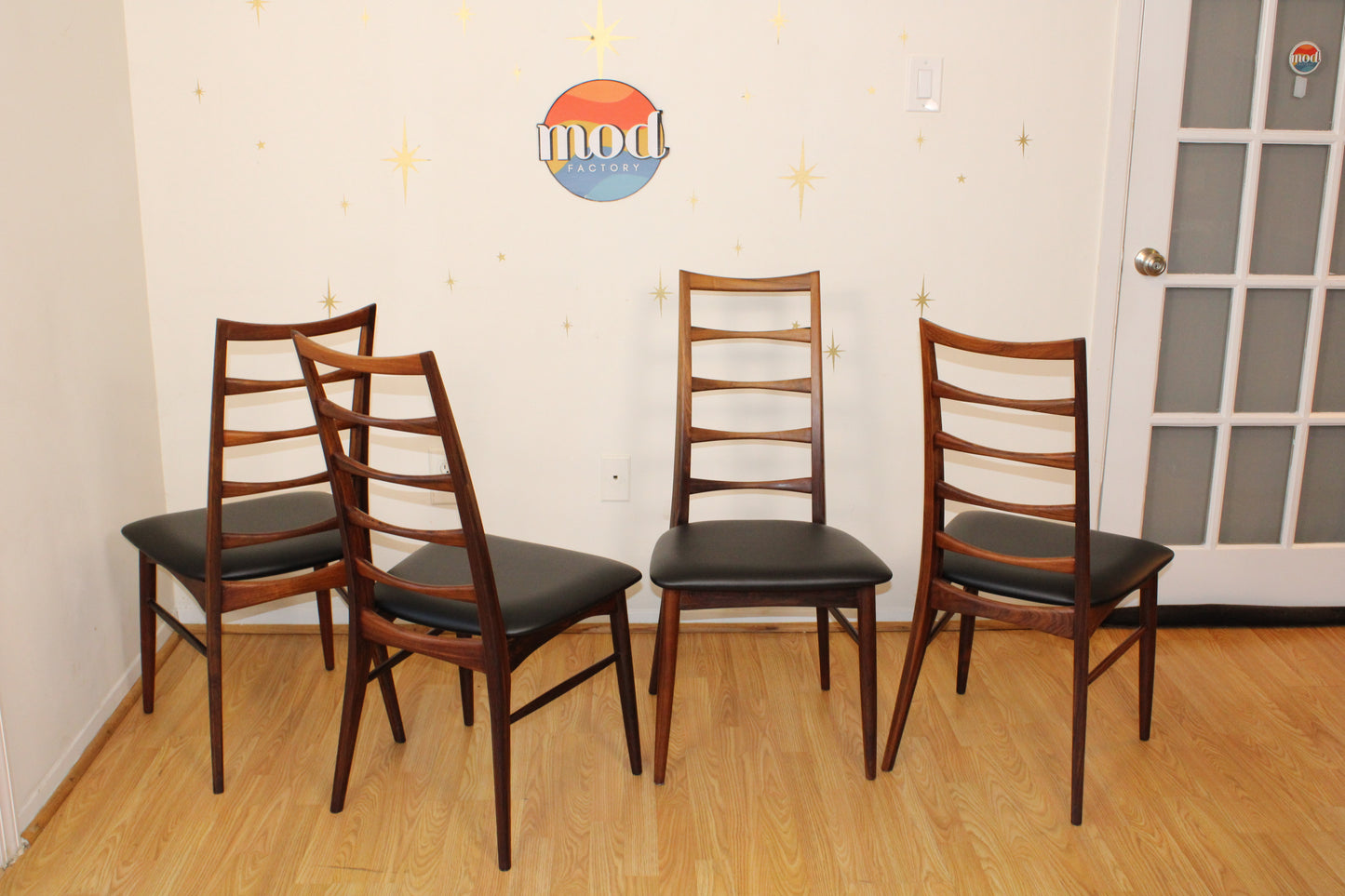 Niels Koefoed - Set of Six Rosewood Dining Chairs