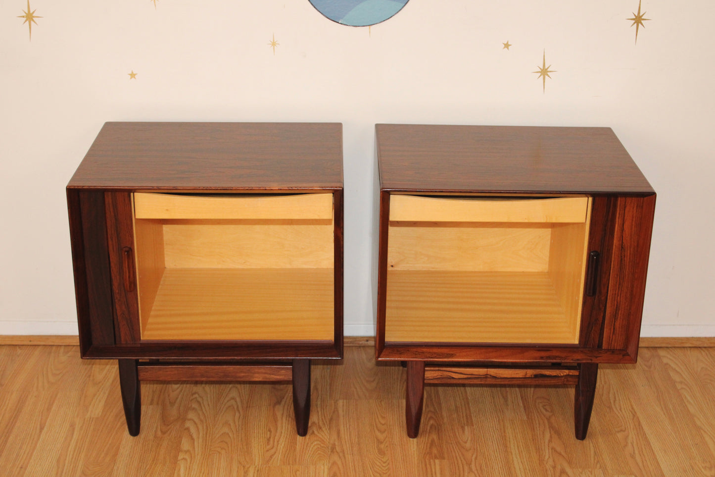 Svend A. Madsen - Pair of Brazilian Rosewood Nightstands
