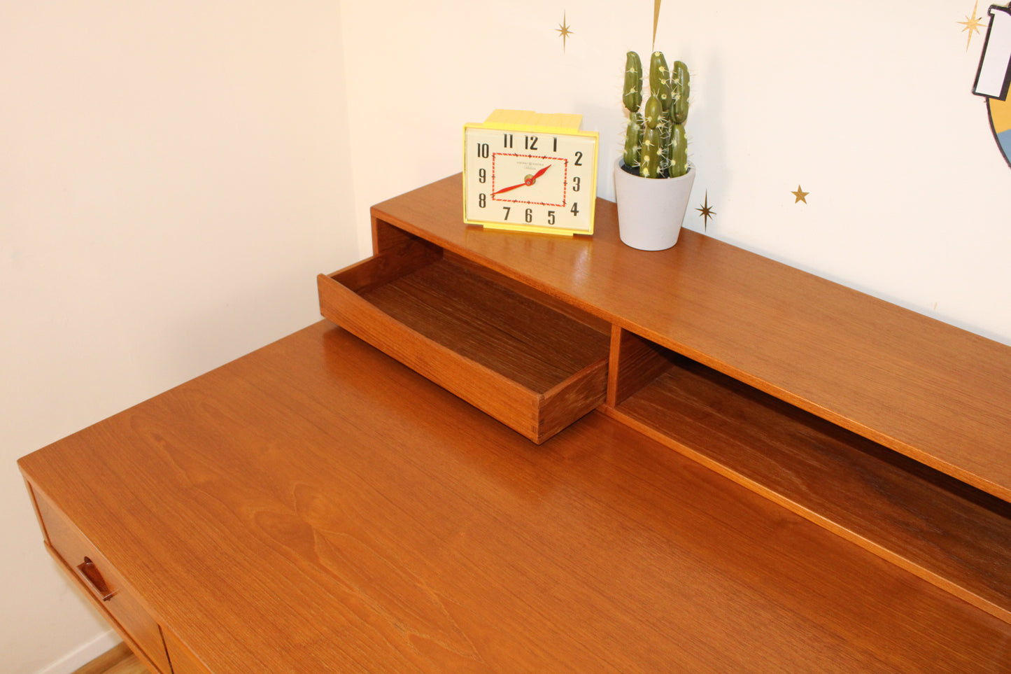 Peter Løvig Nielsen-Danish Teak Flip-Top Partner’s Desk