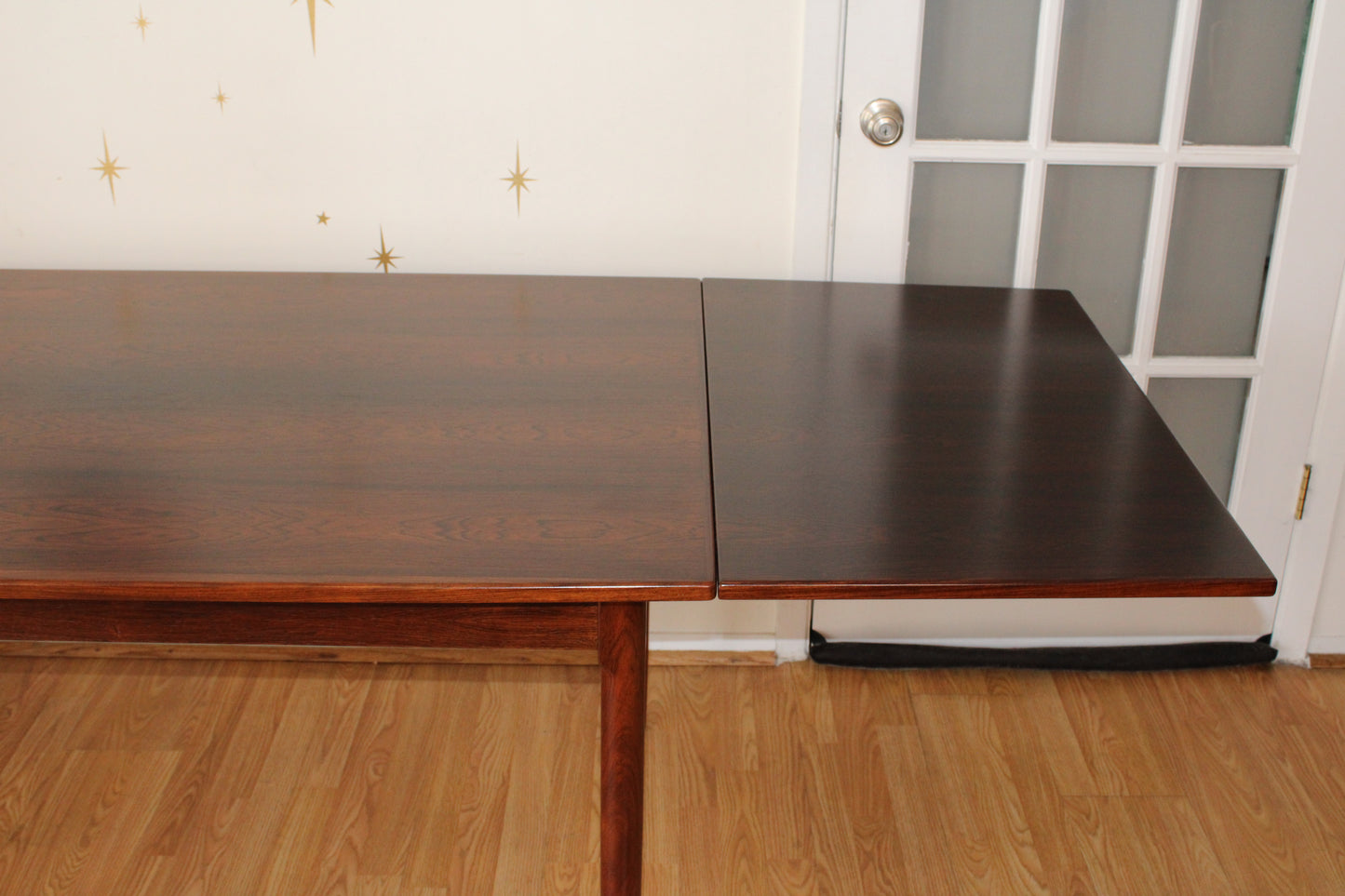 Danish Rosewood Dining Table w/ Refractory Leaves