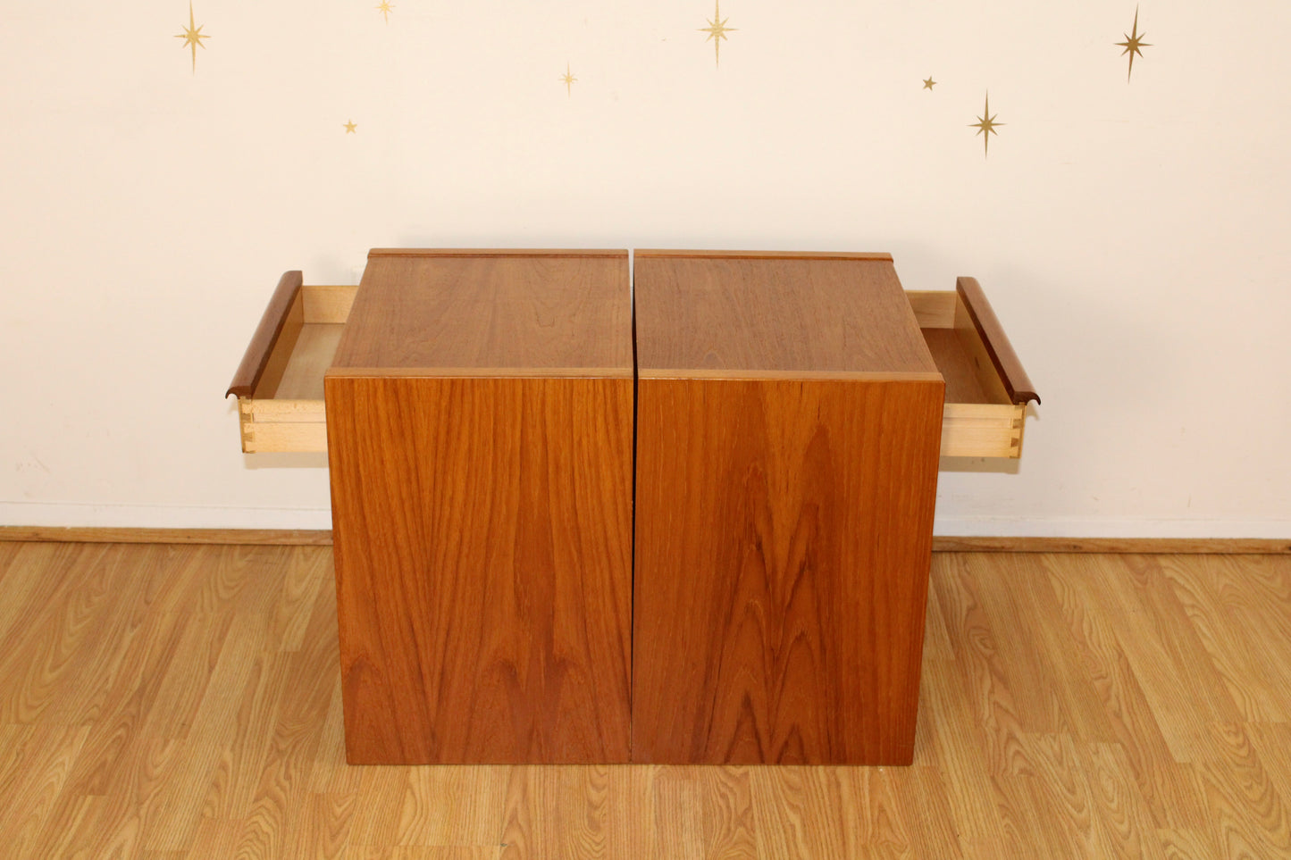Pair of Danish Teak Nightstands by Jesper