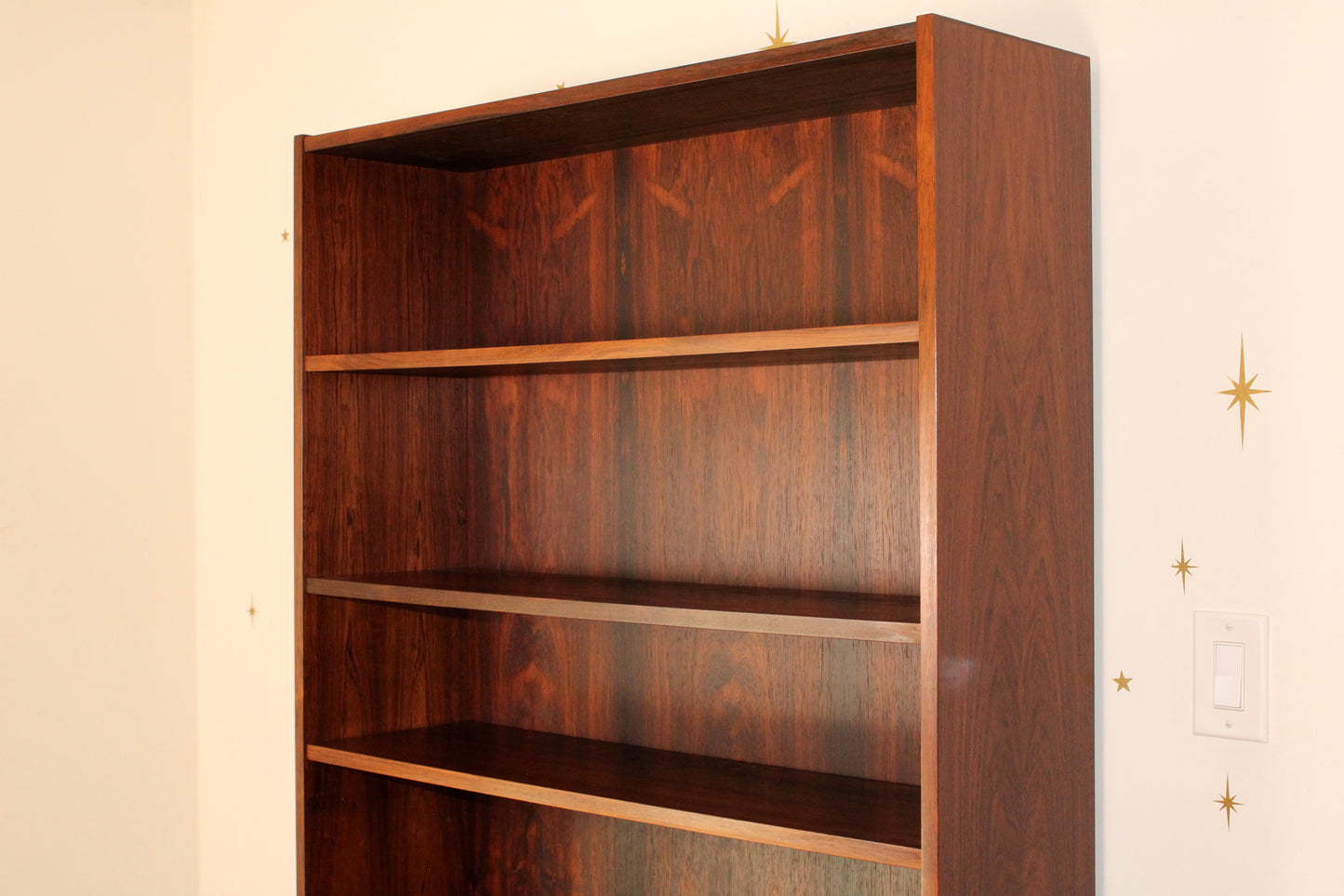 Danish Rosewood 2-Piece Bookcase w/ Sideboard