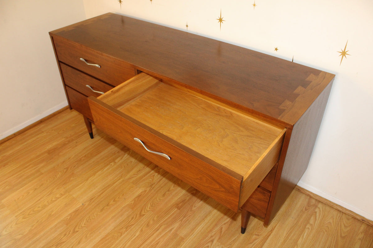 Andre Bus-American Modernist Walnut Double Dresser