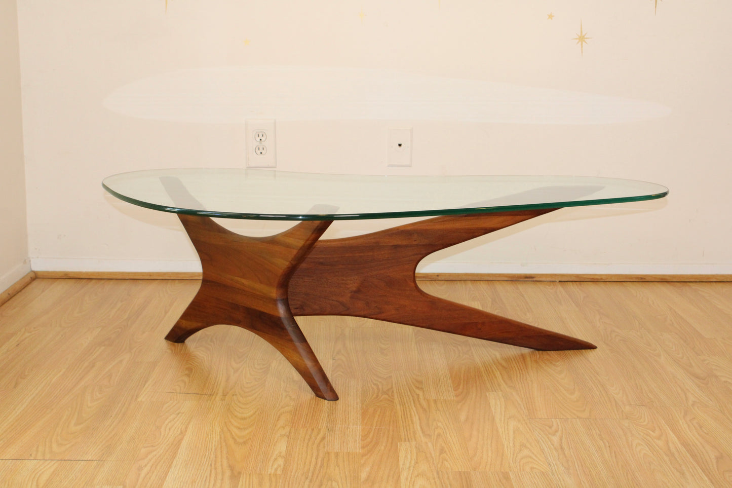 Adrian Pearsall - Boomerang Walnut Coffee Table Model 1465-T