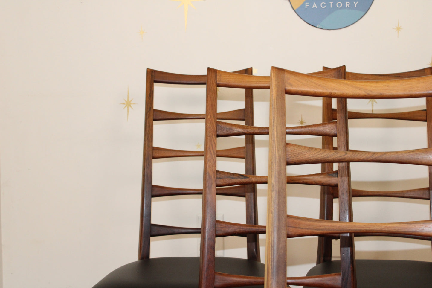 Niels Koefoed - Set of Six Rosewood Dining Chairs