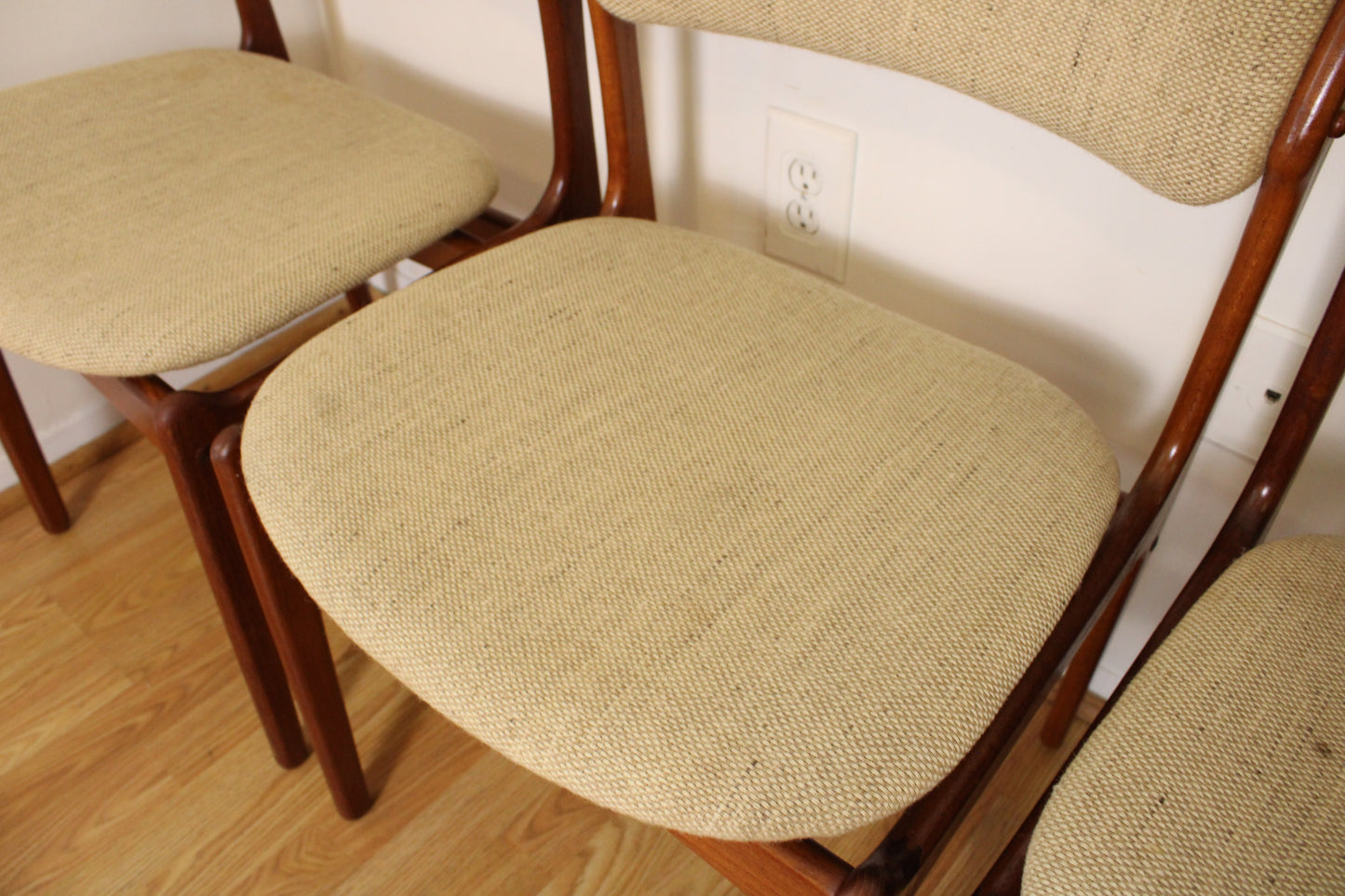 Erik Buch-Set of Four Danish Teak Dining Chairs