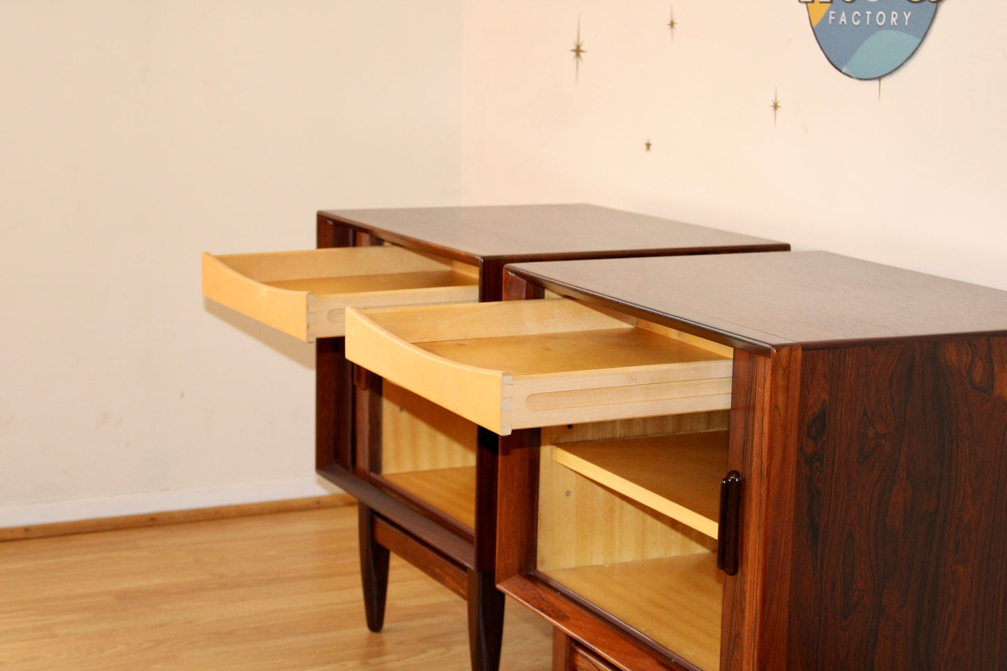 Svend A. Madsen - Pair of Brazilian Rosewood Nightstands