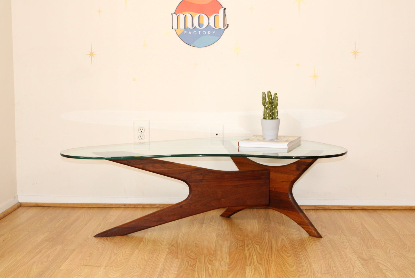 Adrian Pearsall - Boomerang Walnut Coffee Table Model 1465-T