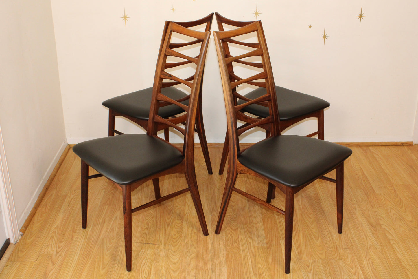 Niels Koefoed - Set of Six Rosewood Dining Chairs