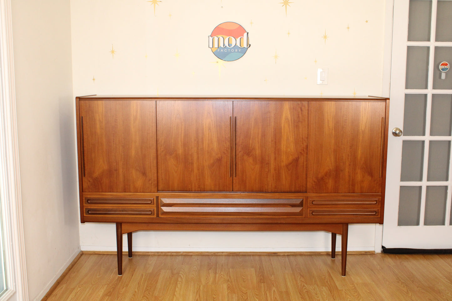 Johannes Andersen - Danish Modern Teak Highboard