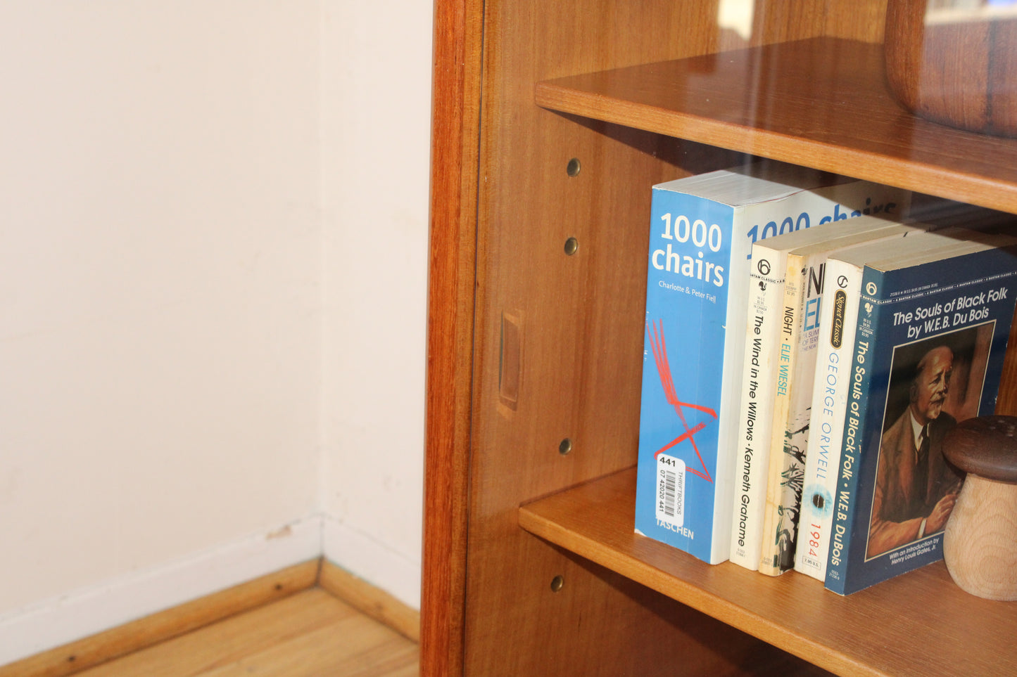 Danish Teak Compact Display Cabinet/Bookcase