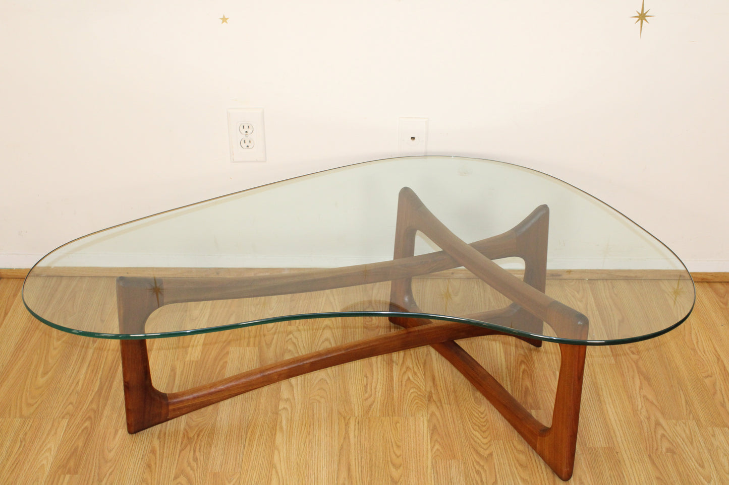 Adrian Pearsall - Boomerang Walnut Coffee Table Model 2450-TK