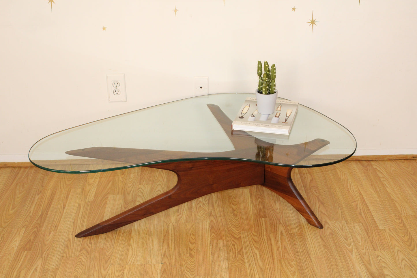 Adrian Pearsall - Boomerang Walnut Coffee Table Model 1465-T