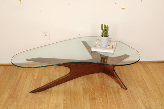 Adrian Pearsall - Boomerang Walnut Coffee Table Model 1465-T