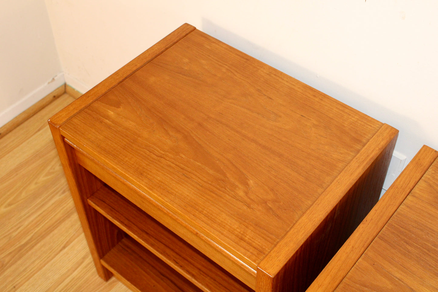 Pair of Danish Teak Nightstands by Jesper