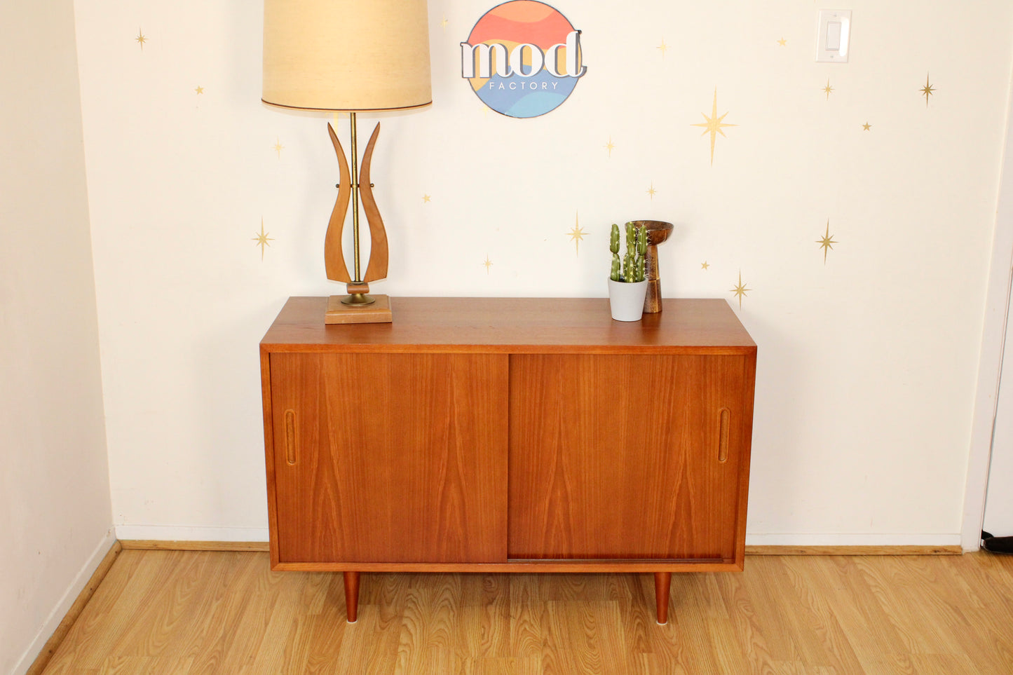 Carlo Jensen - Danish Teak Compact Sideboard (1)