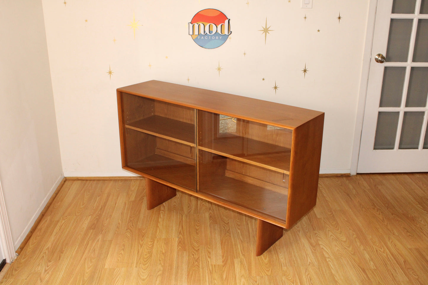 Danish Modern Teak Display Cabinet/Bookcase