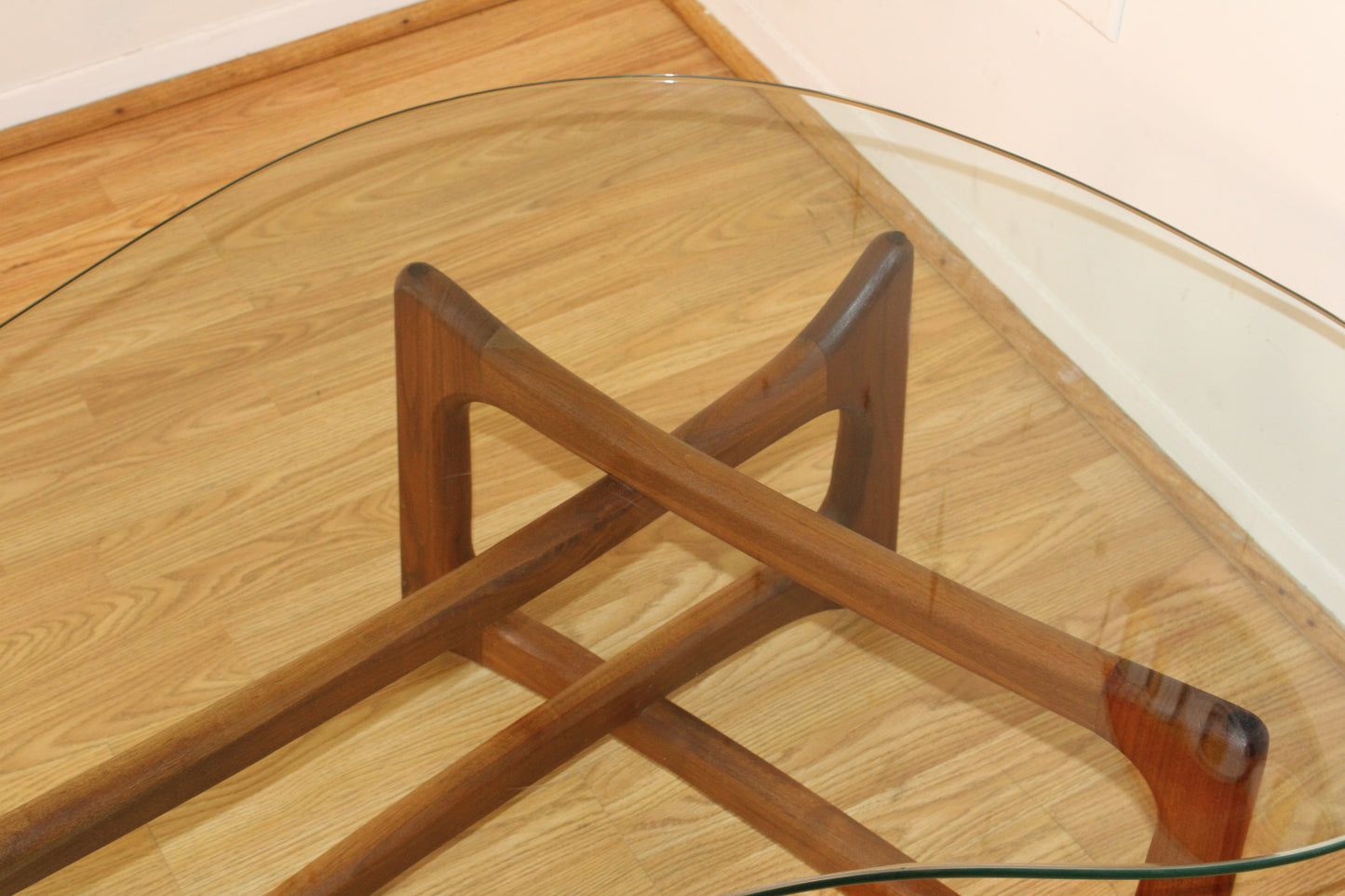 Adrian Pearsall - Boomerang Walnut Coffee Table Model 2450-TK