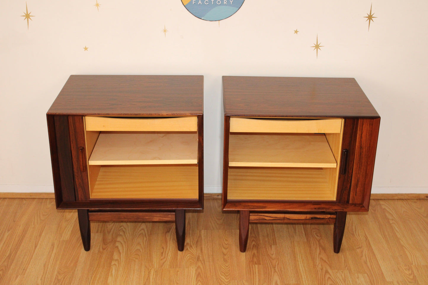 Svend A. Madsen - Pair of Brazilian Rosewood Nightstands