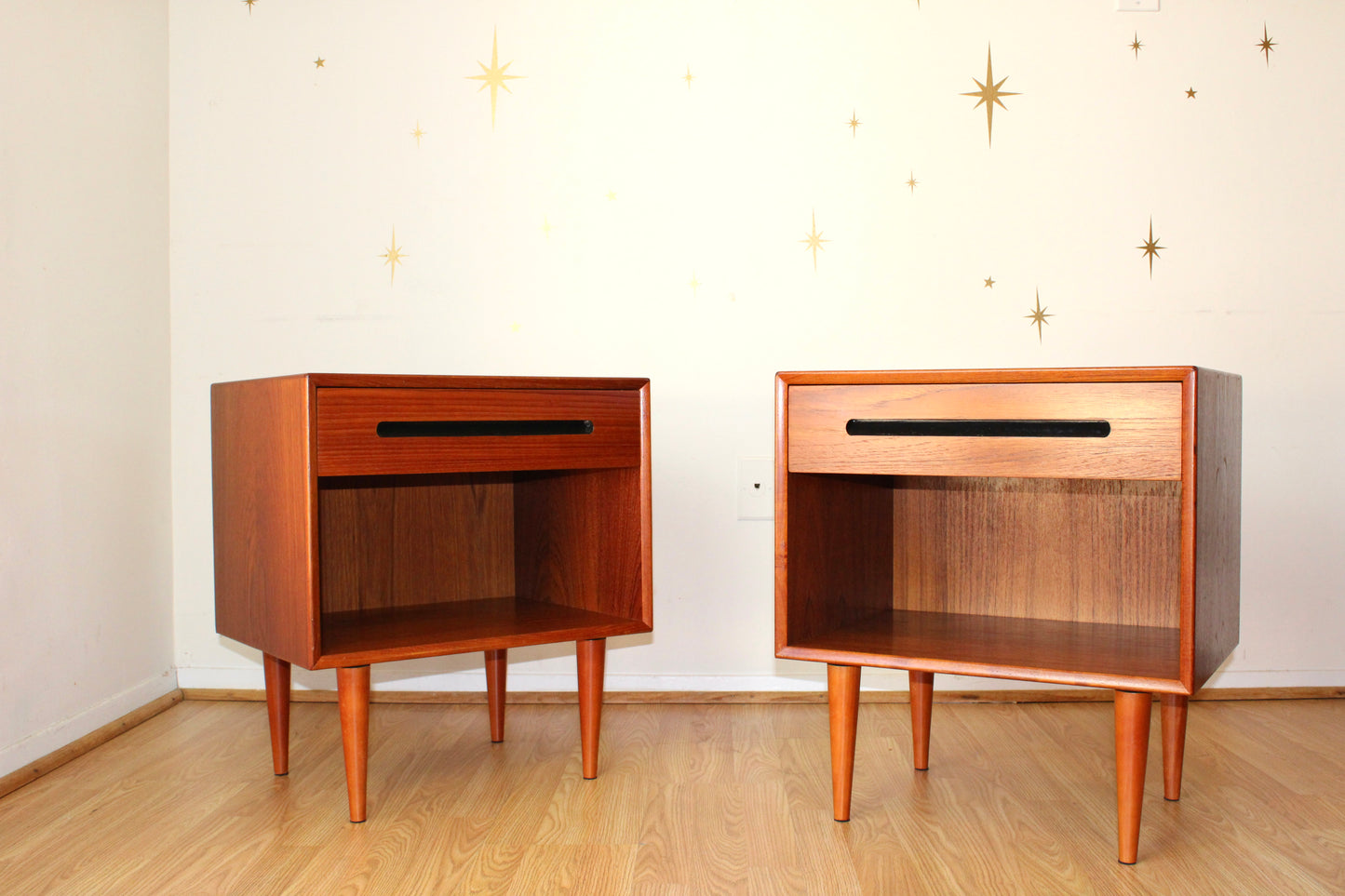 Pair of Westnofa Teak Nightstands