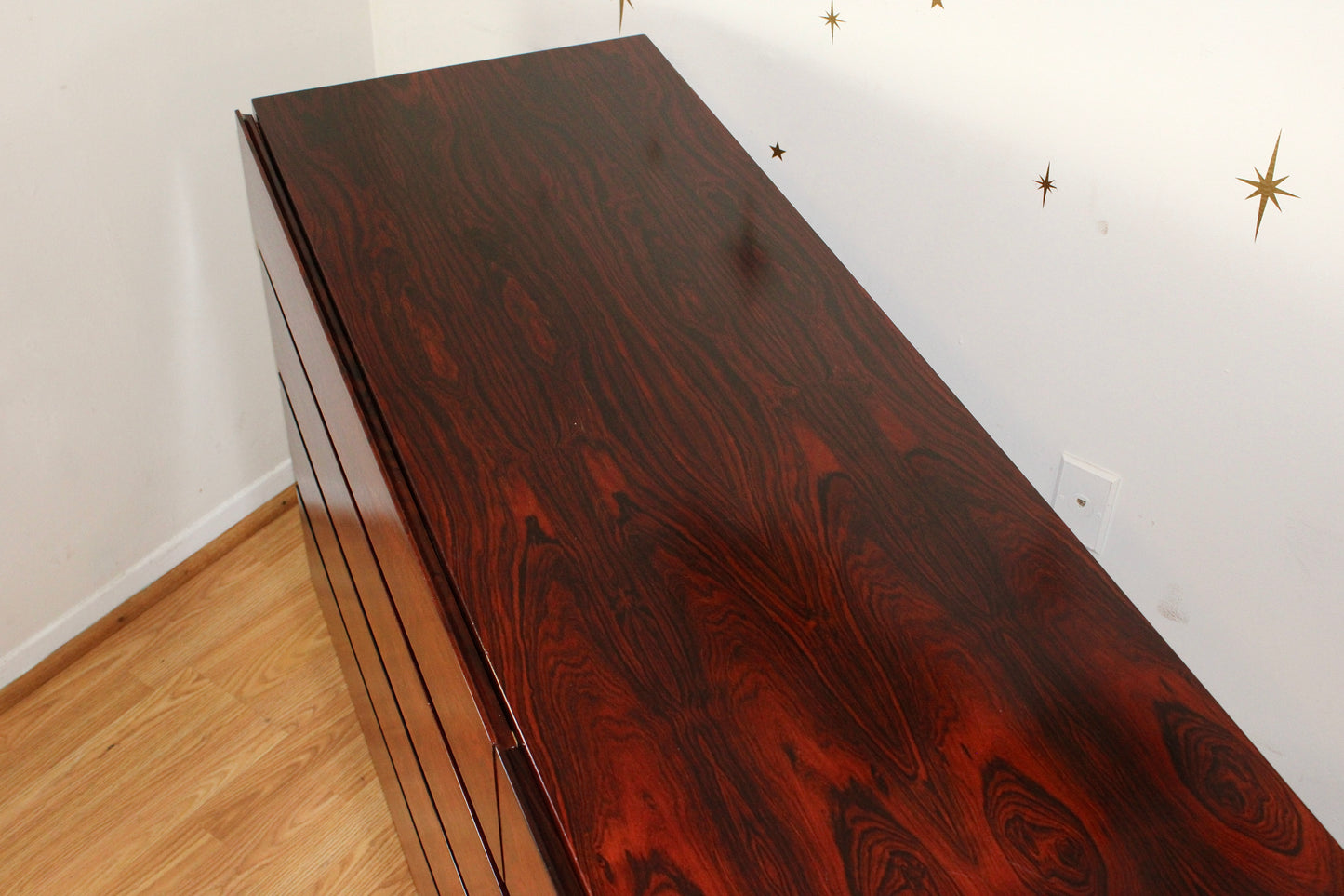 Danish Brazilian Rosewood 8 Drawer Dresser