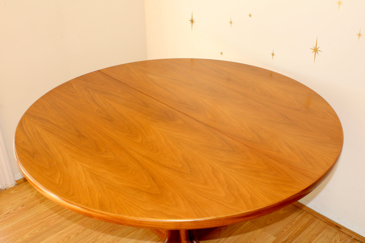 Karl-Erik Ekselius for JOC Møbler Round to Oval Teak Dining Table