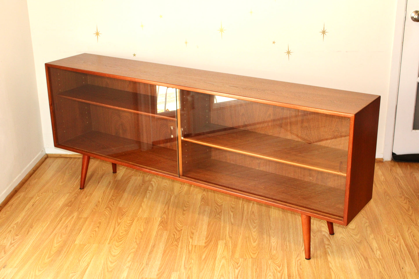 Danish Modern Teak Display Cabinet/Credenza