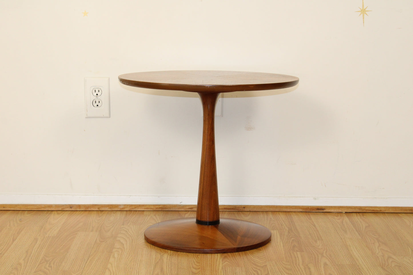 Kipp Stewart - Drexel "Declaration" Walnut Tulip Side Table