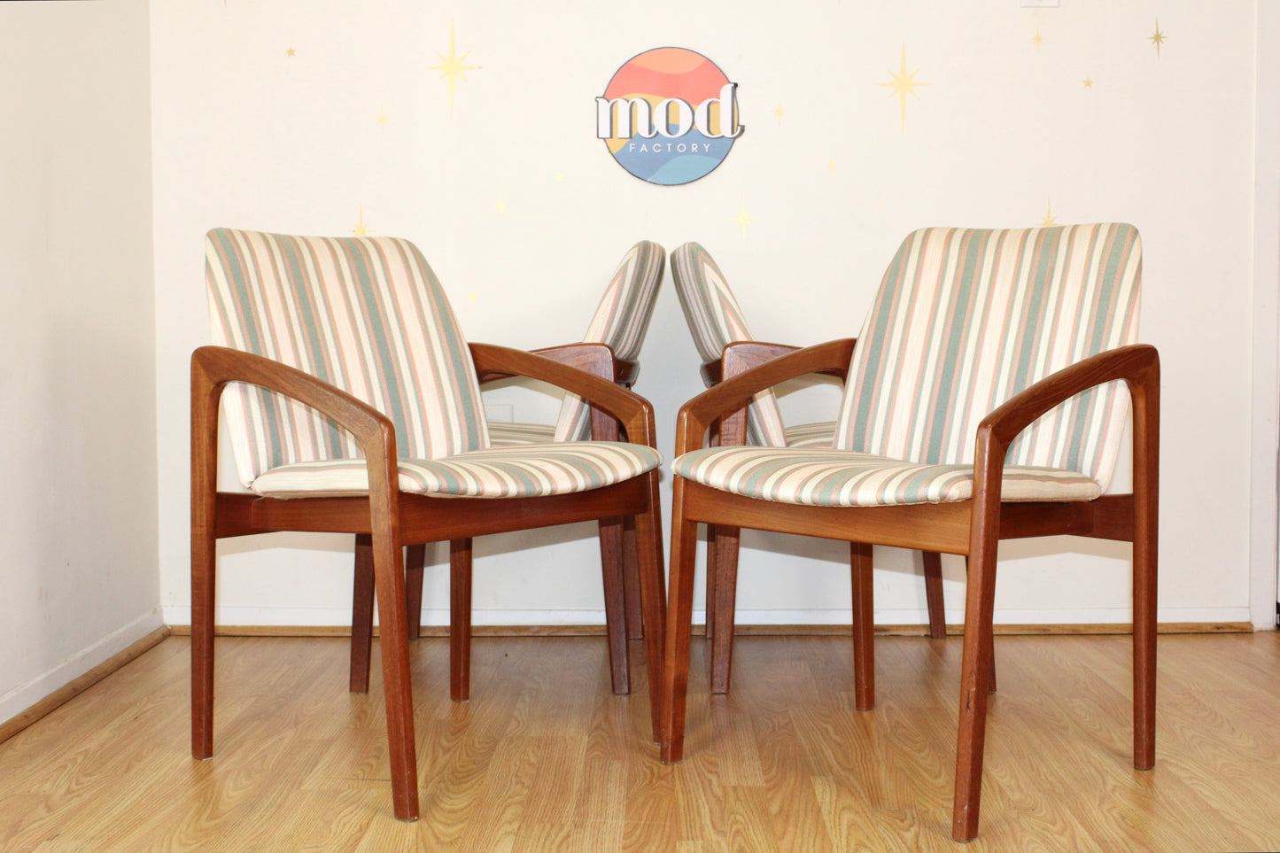 Henning Kjaernulf - Set of 4 Teak Dining Chairs