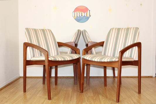 Henning Kjaernulf - Set of 4 Teak Dining Chairs