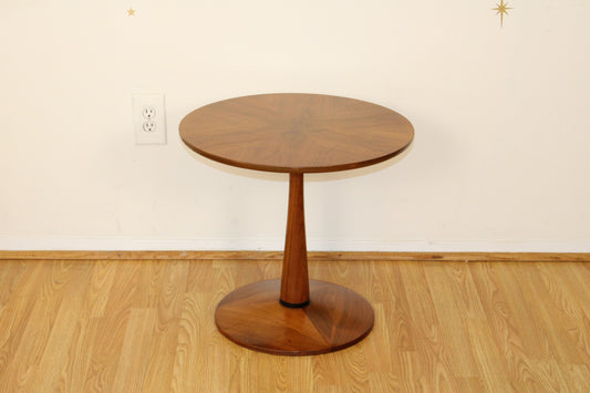 Kipp Stewart - Drexel "Declaration" Walnut Tulip Side Table