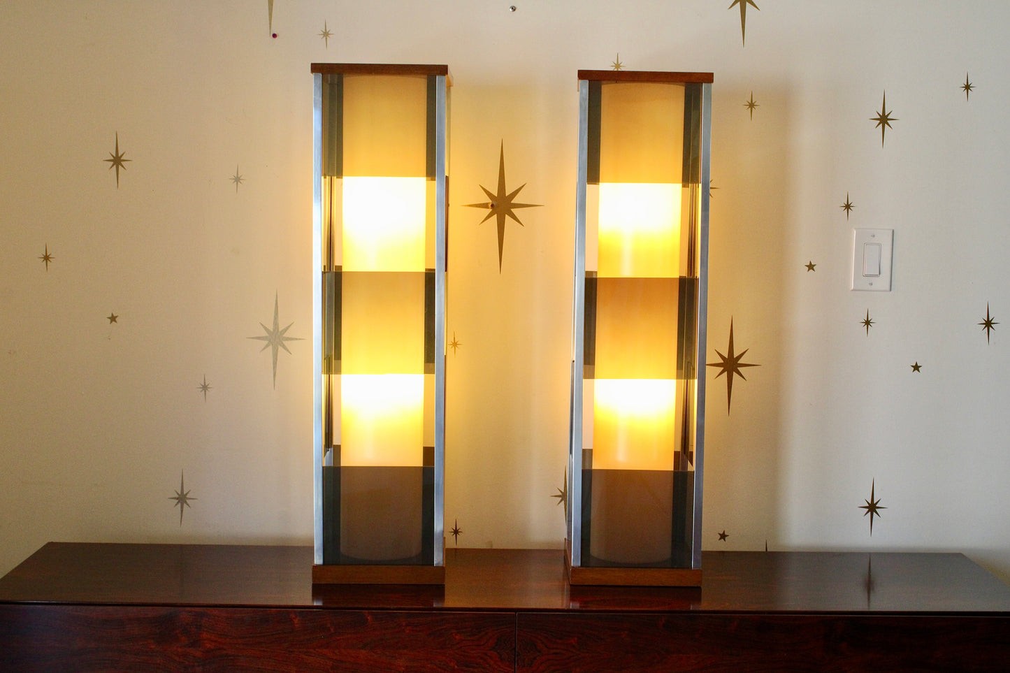 Arthur Jacobs - Pair of Modeline of California Lamps