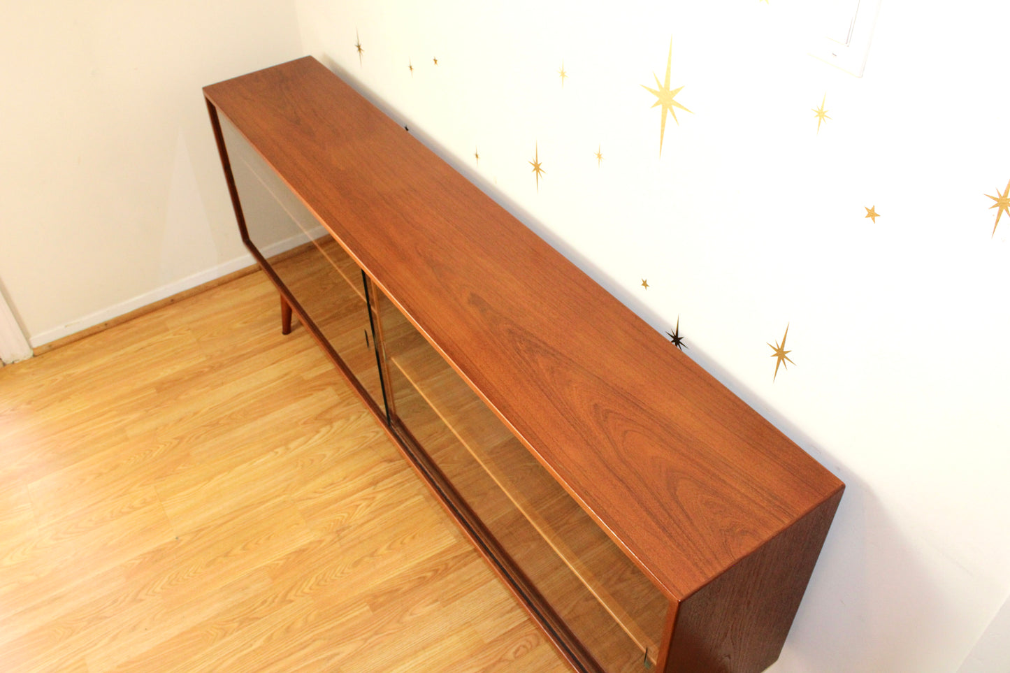 Danish Modern Teak Display Cabinet/Credenza