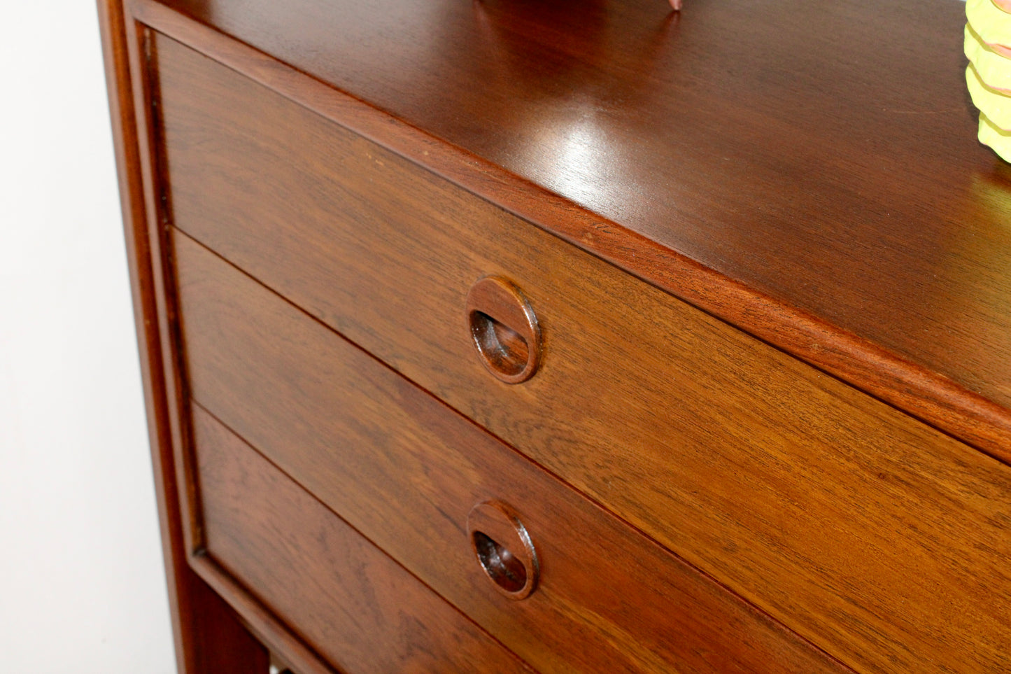 Mid-Century Modern Teak 3 Bay Freestanding Wall Unit/ Room Divider