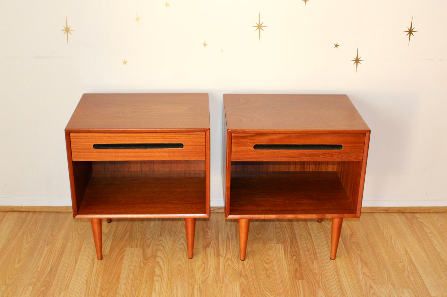 Pair of Westnofa Teak Nightstands