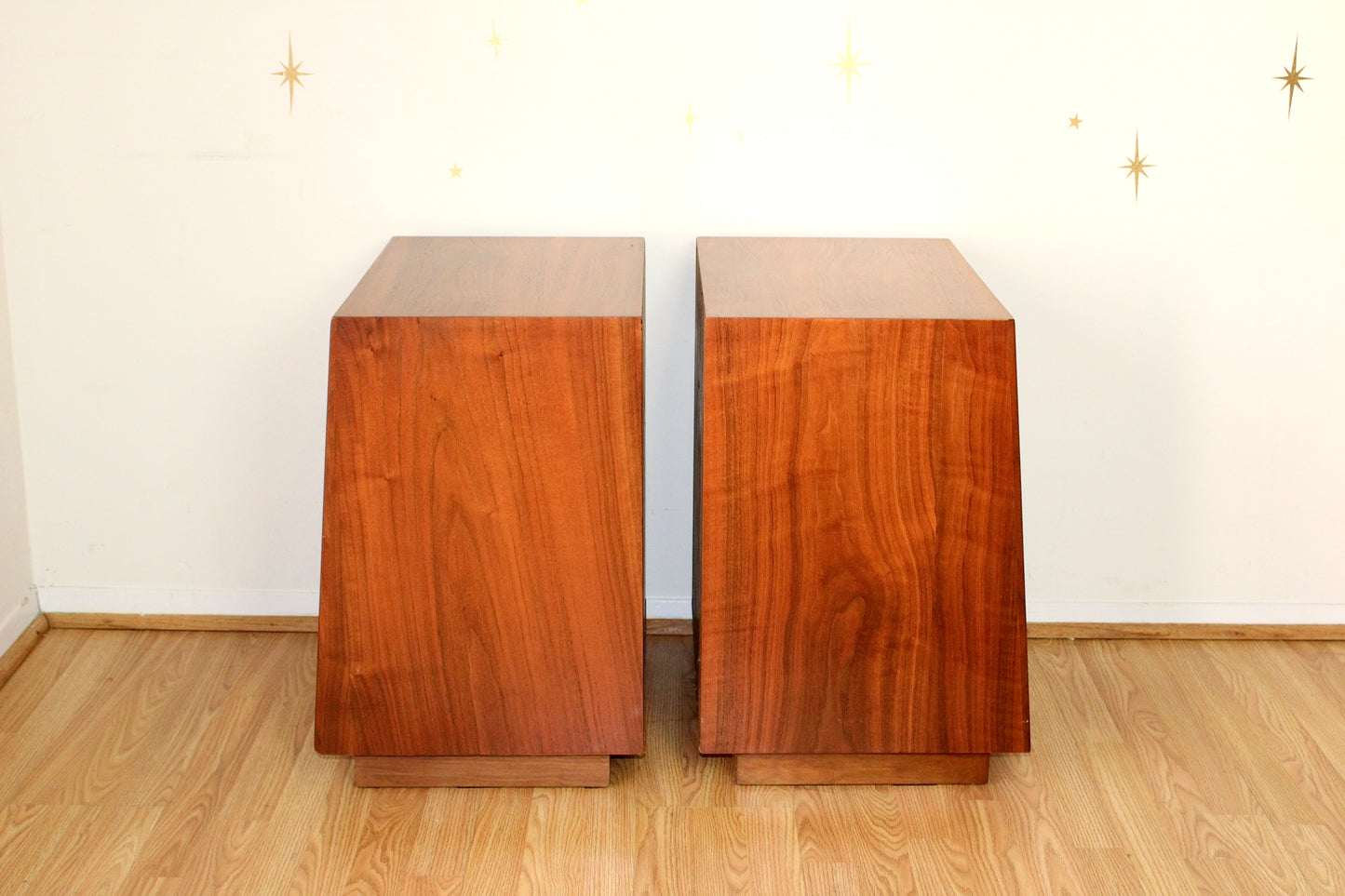 Kipp Stewart - Pair of Drexel "Declaration" Walnut Nightstands