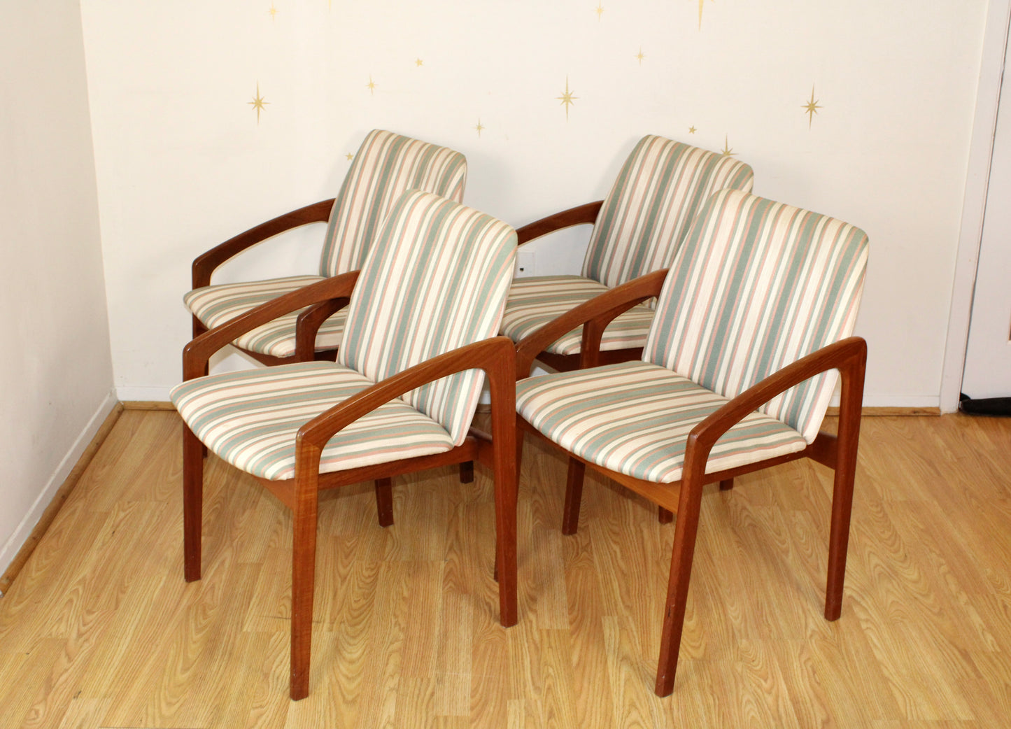 Henning Kjaernulf - Set of 4 Teak Dining Chairs