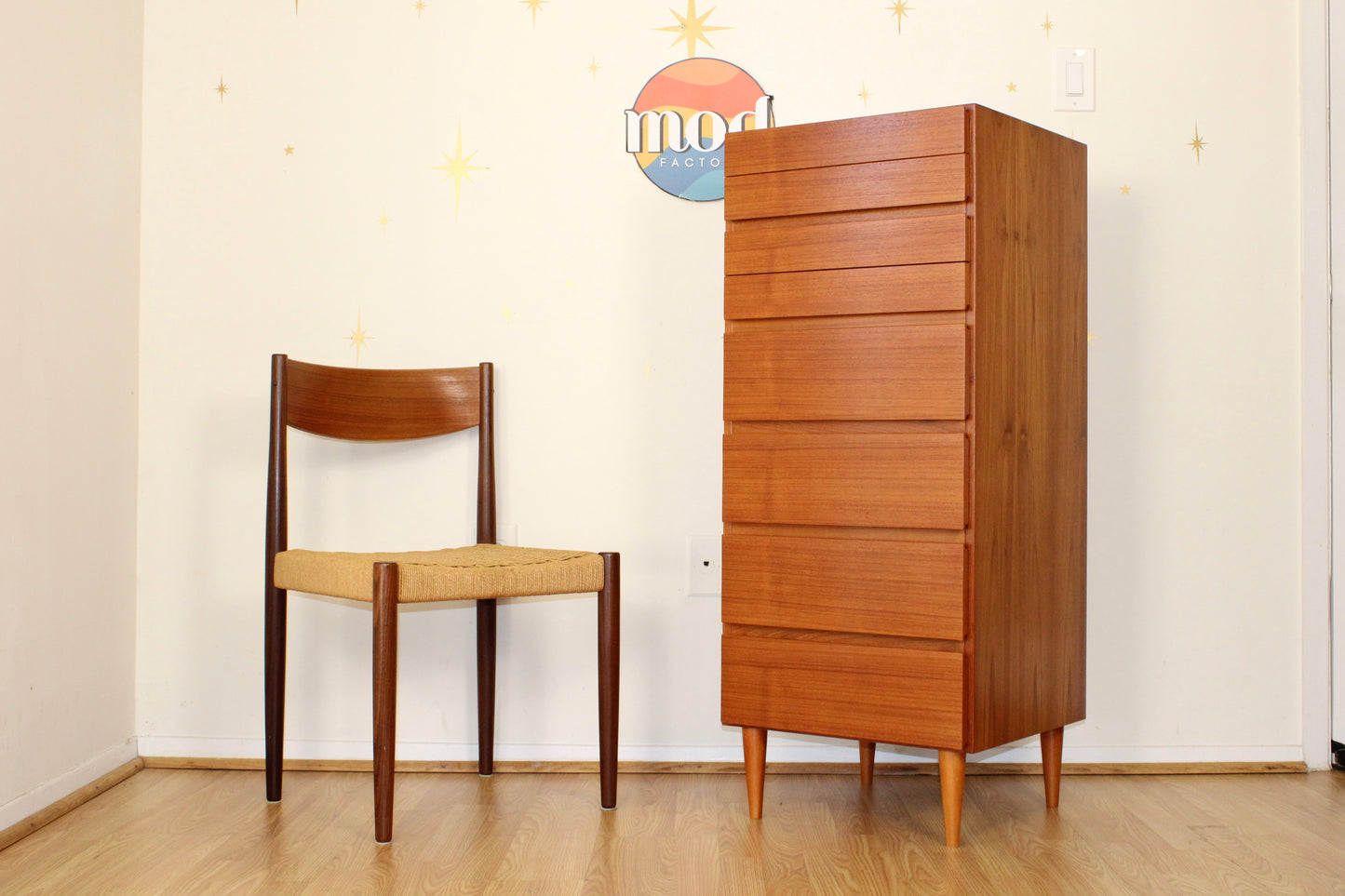 Arne W. Iversen - Danish Teak Compact Chest of Drawers