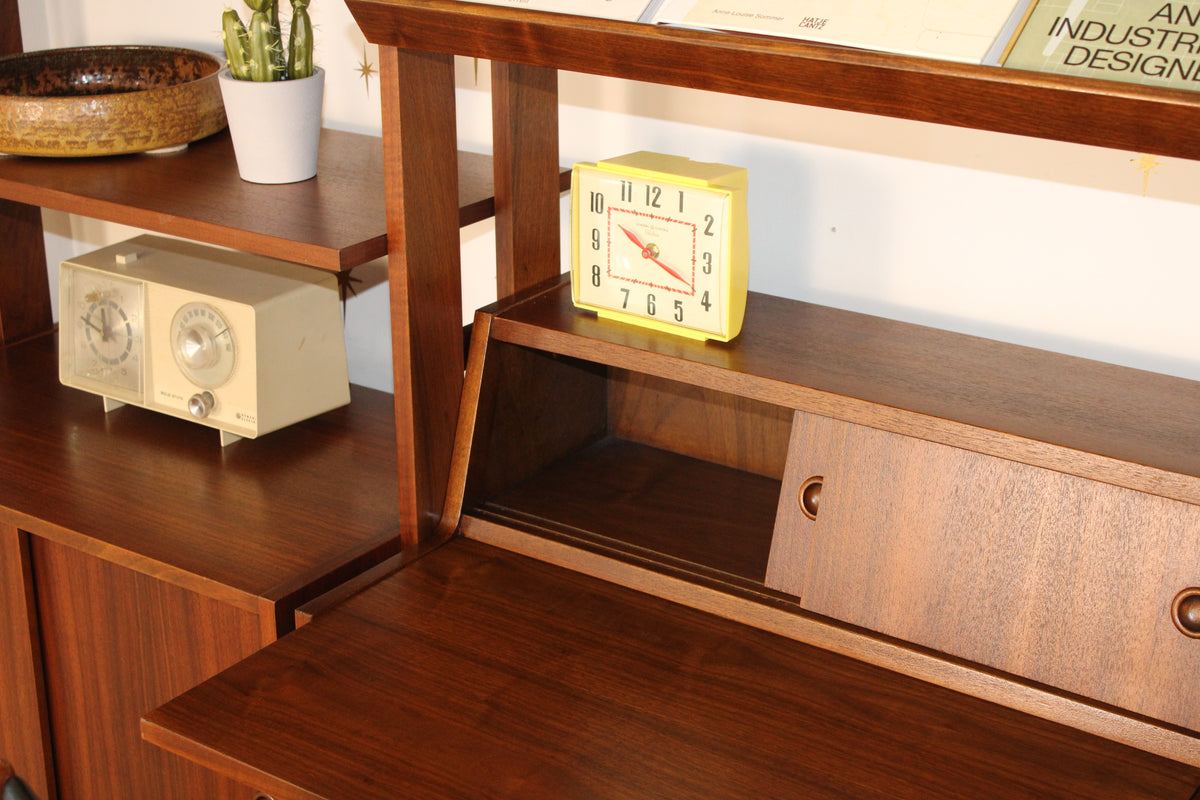 Yugoslavian 3-Bay Freestanding Wall Unit/Room Divider