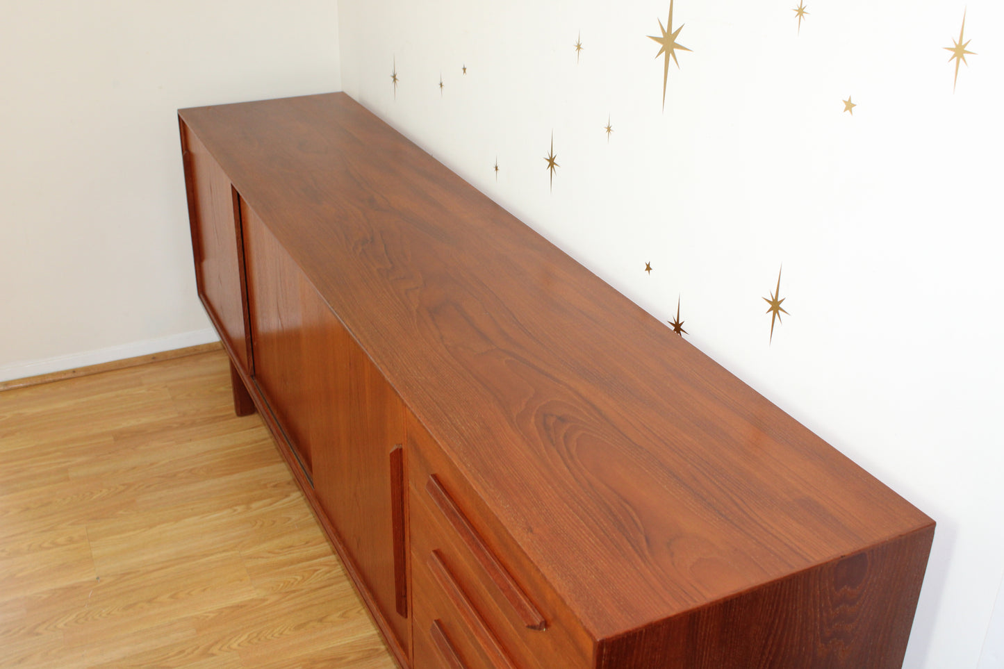 Danish Teak 80" Long Sideboard