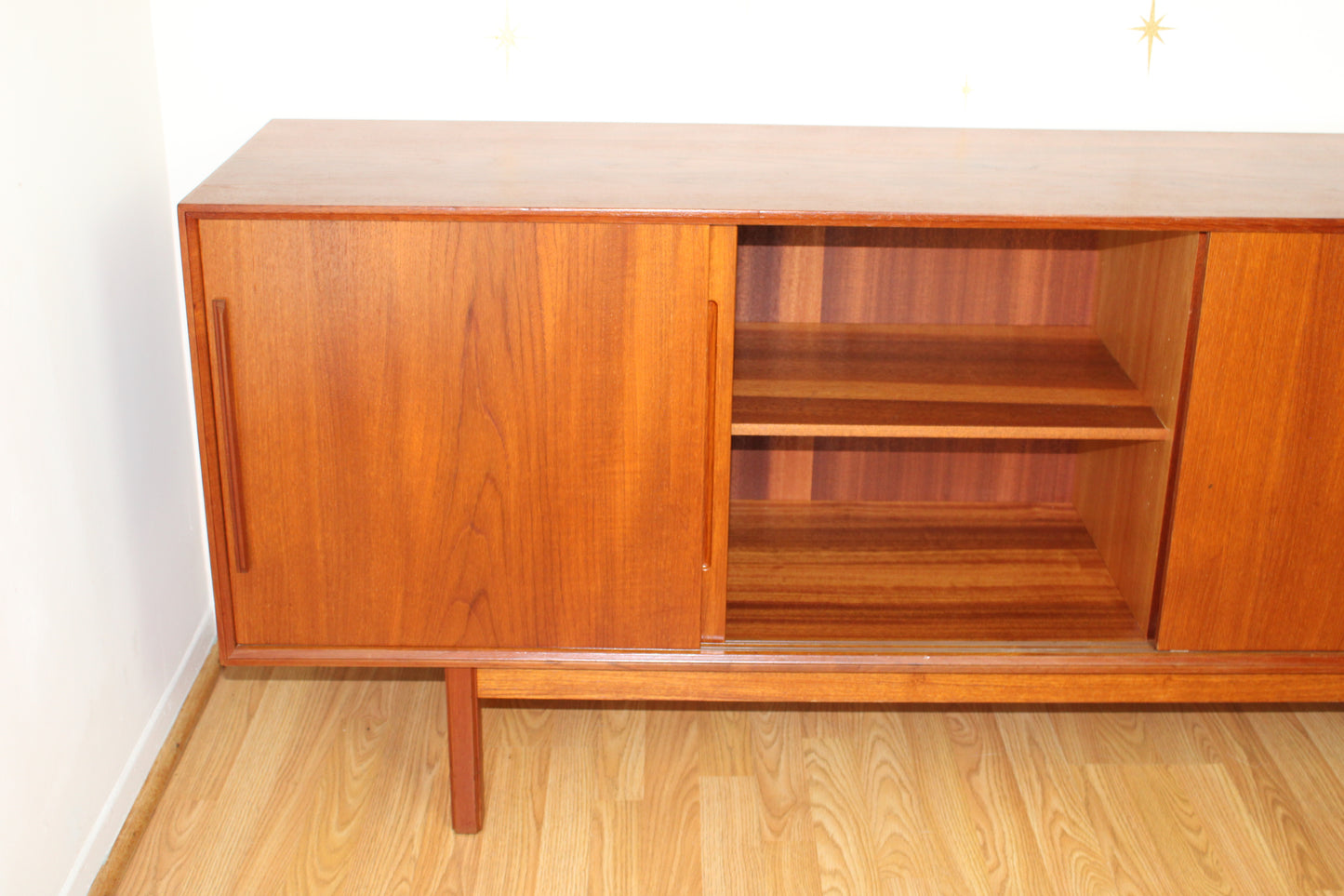 Danish Teak 80" Long Sideboard