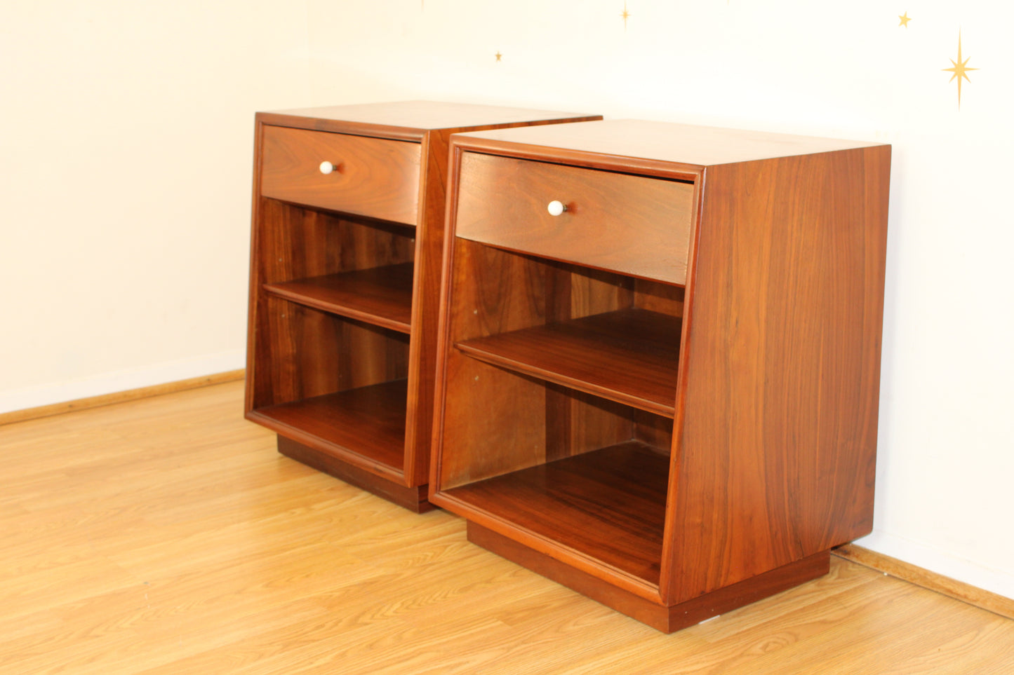 RESERVED: Pair-Drexel Declaration Nightstands