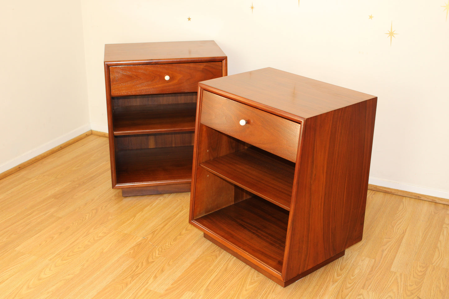 RESERVED: Pair-Drexel Declaration Nightstands