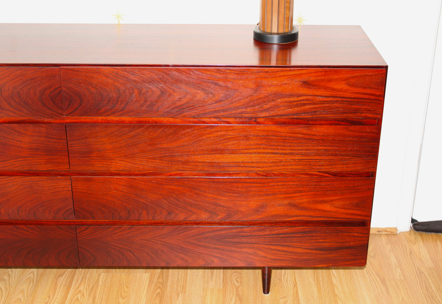 Danish Rosewood 8-Drawer Dresser