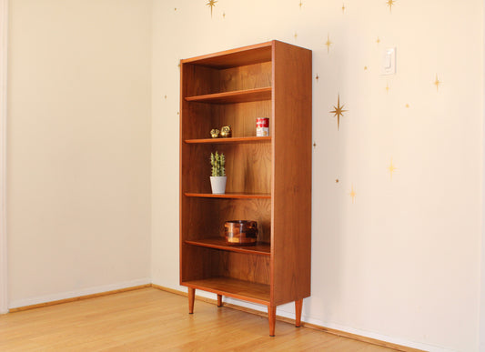 Danish Teak Compact Bookcase by Poul Hundevad