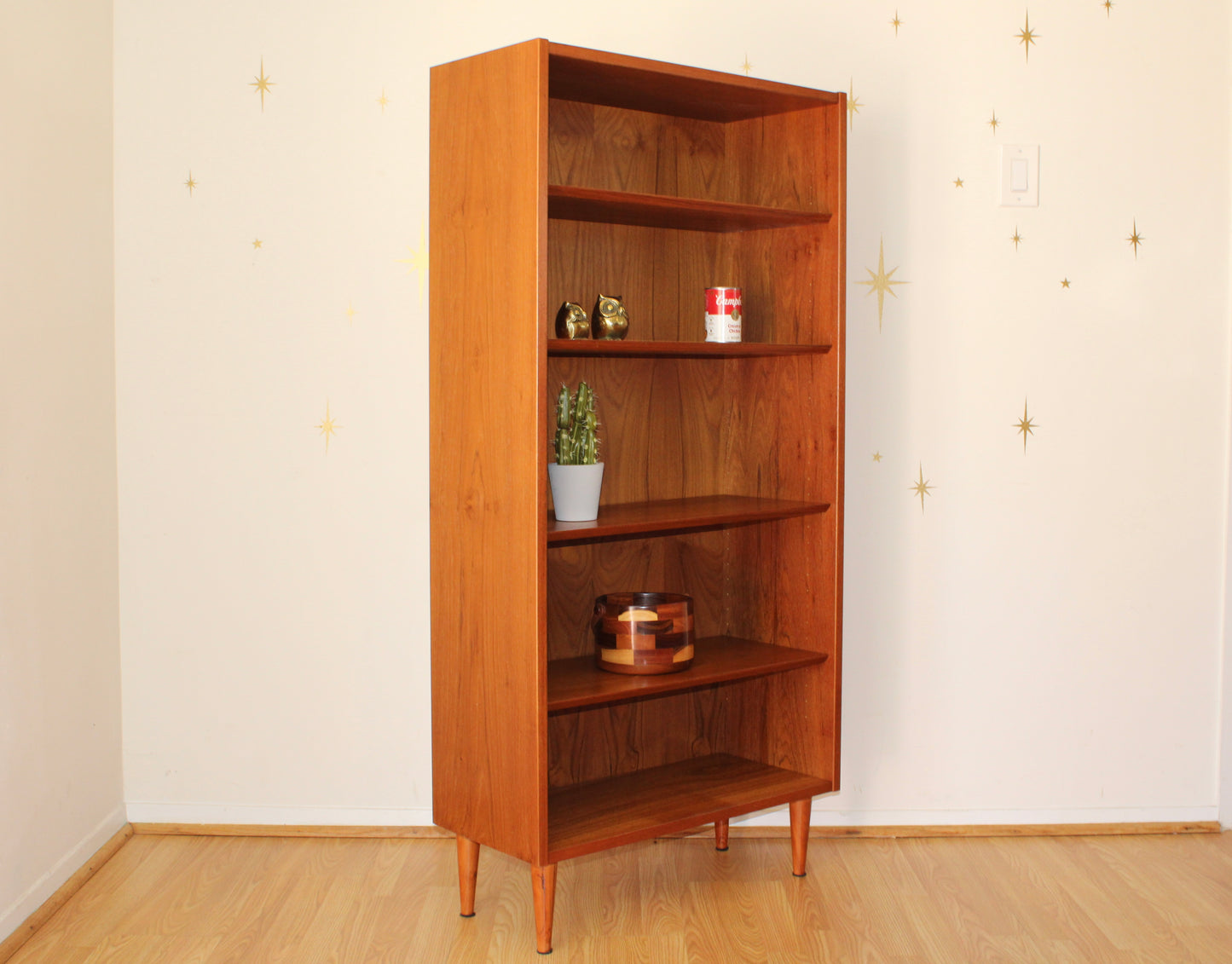 Danish Teak Compact Bookcase by Poul Hundevad